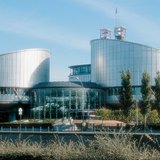 Az Európai Emberi Jogi Bíróság épülete Strasbourgban
