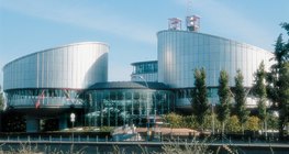 Az Európai Emberi Jogi Bíróság épülete Strasbourgban