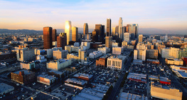 Los Angeles városközpontjának látképe