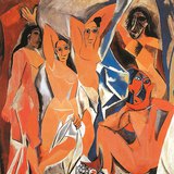 Pablo Picasso: Az avignoni kisasszonyok (1907, kubizmus)