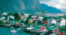Jellegzetes norvég táj
