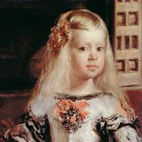 Velazquez: Az udvarhölgyek (1656, barokk, részlet)