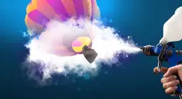 Mi a közös a hőlégballonban és a festékszóróban?